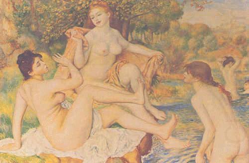 Pierre Renoir Bathers china oil painting image
